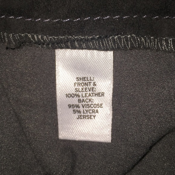 Trouve real leather top, silver, size XS - Picture 6 of 6